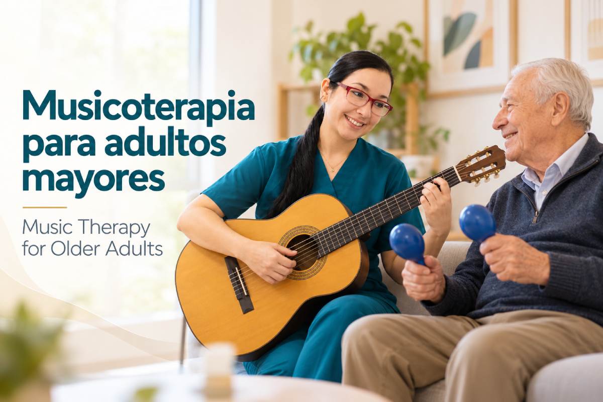 Musicoterapia para adultos mayores en Bogotá: música que acompaña, estimula y conecta
